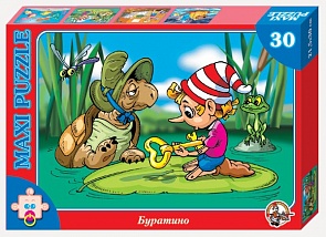 Пазл макси «Буратино», 30 элементов (Десятое королевство, 00204ДК)